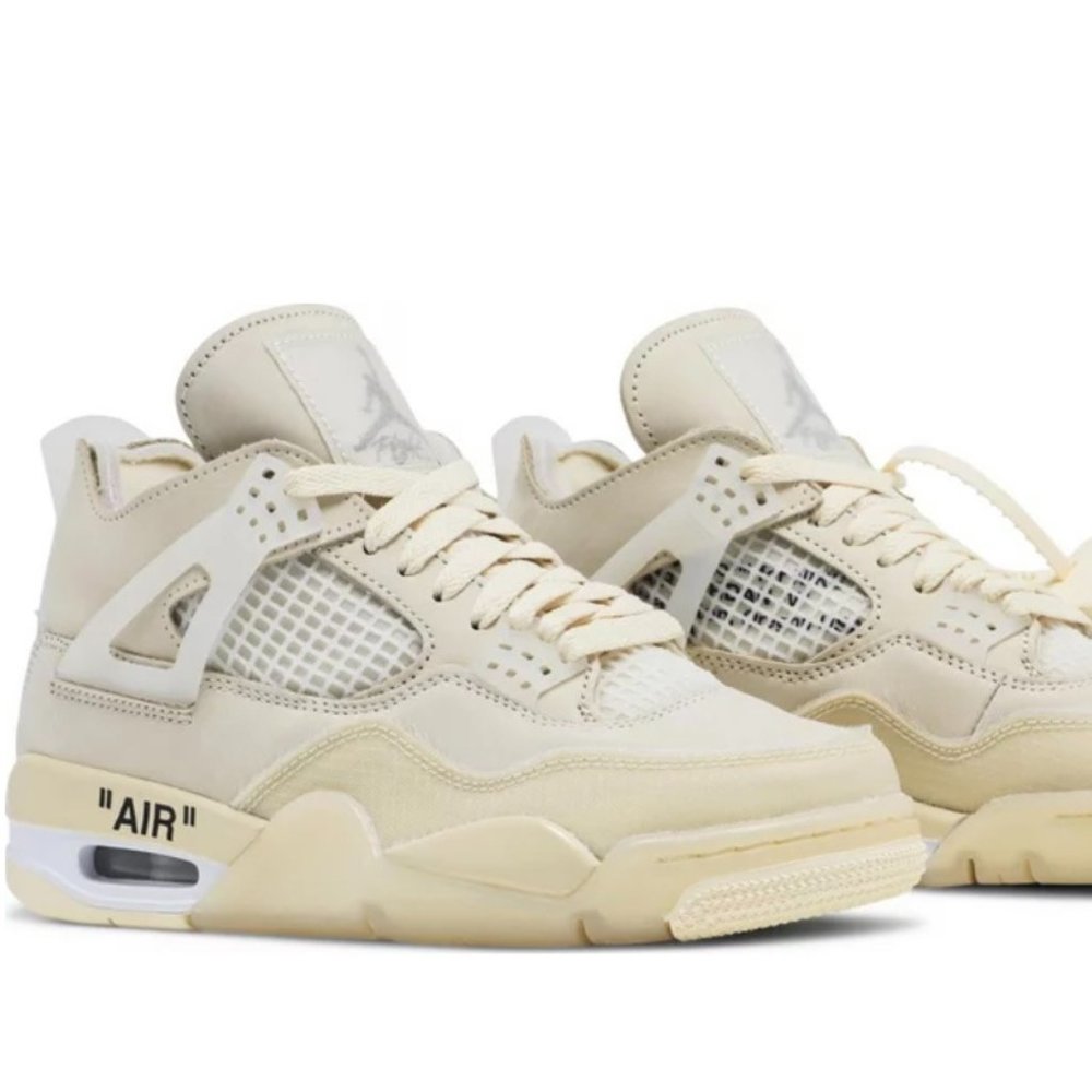 Nike Air Jordan 4 Retro SP Off White Sail/Muslin 10 M Women 8.5 M Men